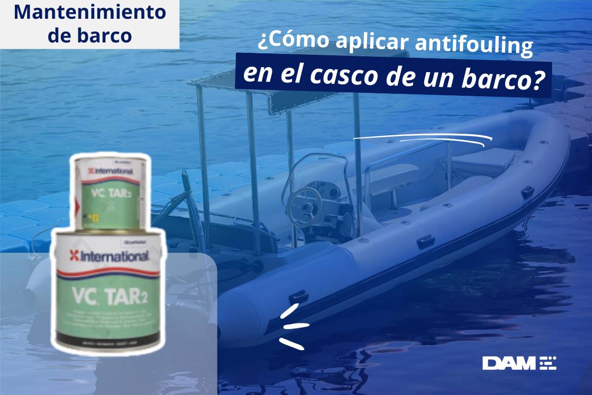 ¿Cómo aplicar antifouling en el casco de un barco?